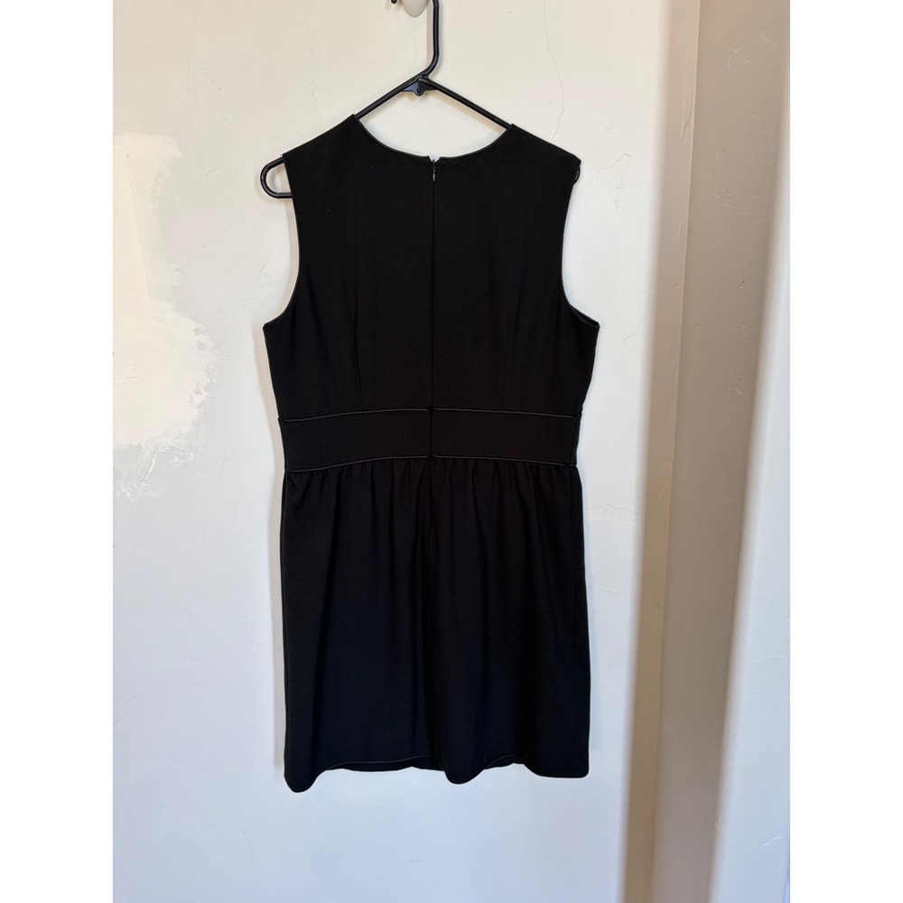 Banana Republic Womens Black Sleeveless Stretch Sheath Dress Size 14
